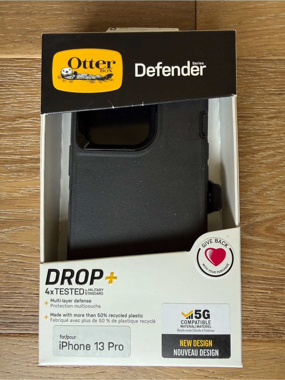 New OtterBox Defender Series for iPhone 13 Pro Case Black